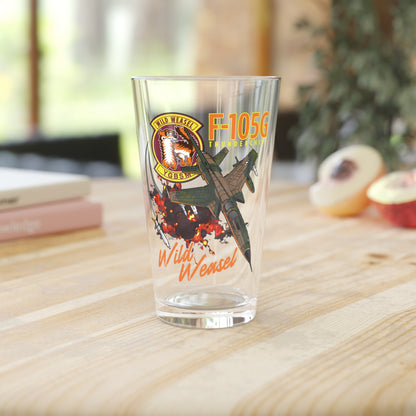 Wild Weasel Pint Glass