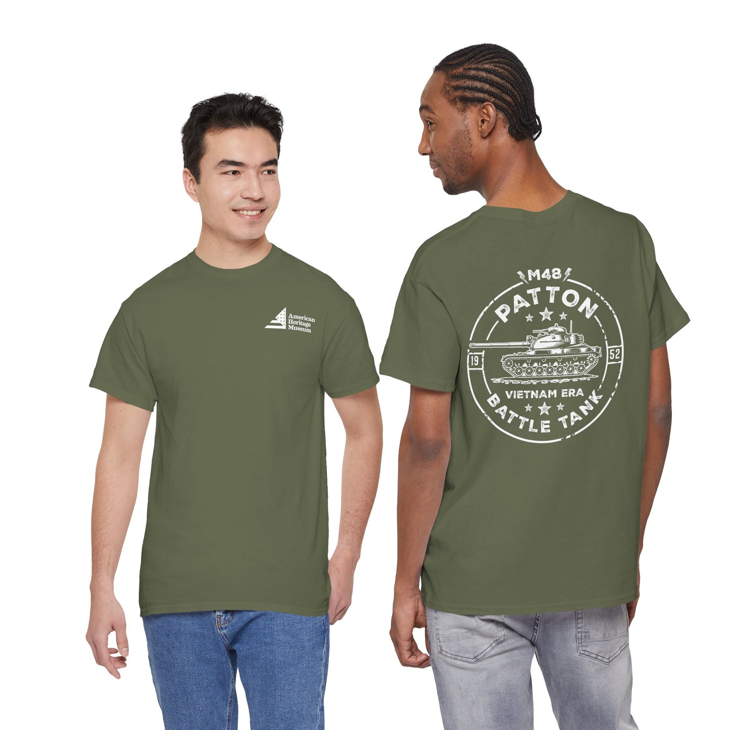 M48 Patton Main Battle Tank Unisex Heavy Cotton Tee