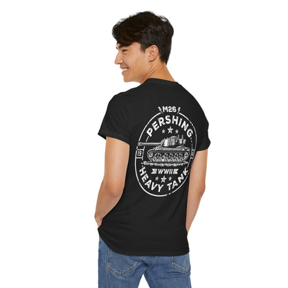M26 Pershing WWII Heavy Tank Unisex Heavy Cotton Tee
