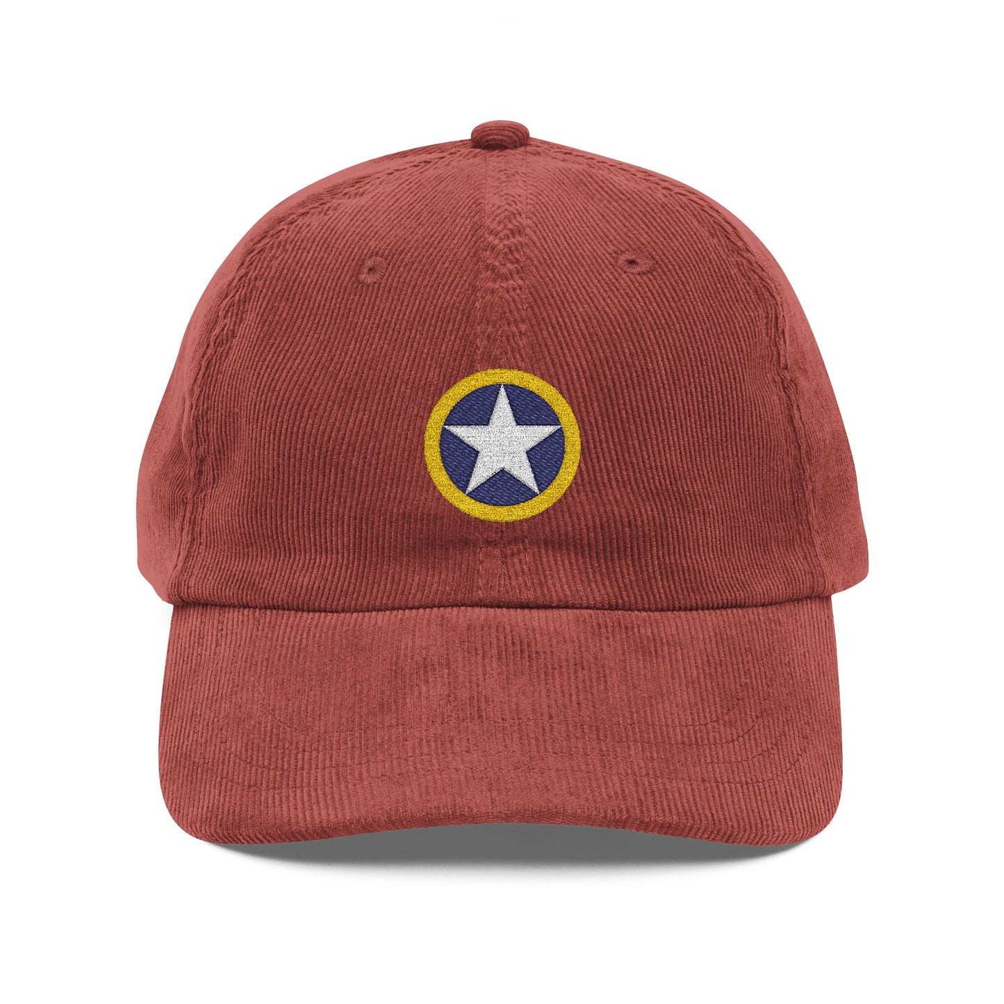 Embroidered Operation Torch Roundel Corduroy Cap