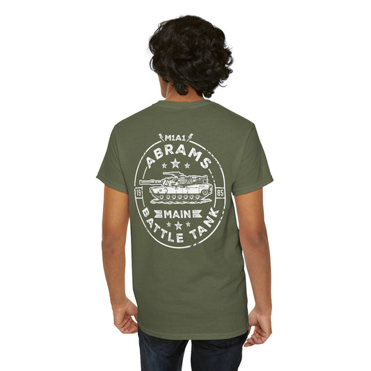 M1A1 Abrams Main Battle Tank Unisex Heavy Cotton Tee