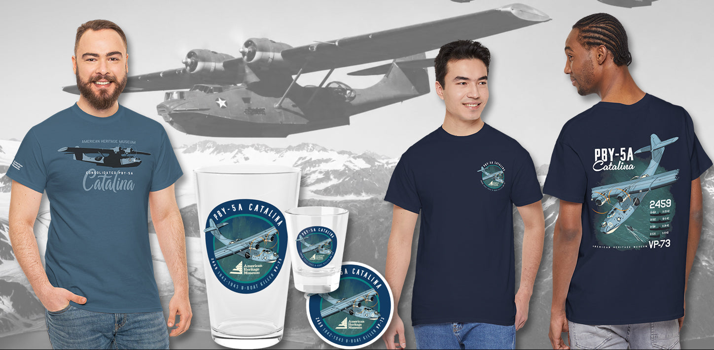 Consolidated PBY-5A Catalina #2459 Merch Collection with the American Heritage Museum